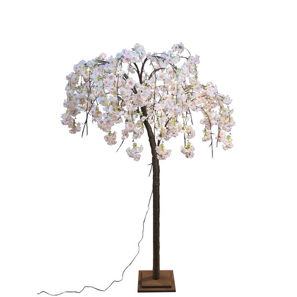 Medium Pink Cherry Blossom Tree With 84 Warm White Led