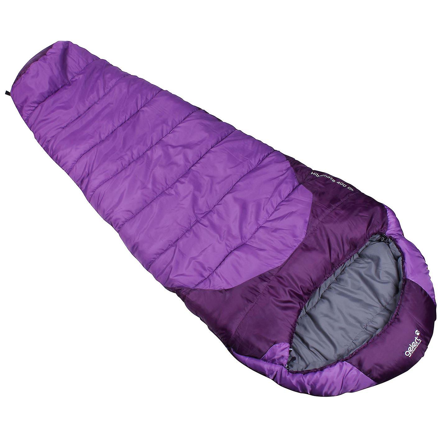 Gelert Camping Hiking Travel Quick Pack Hooded Hibernate 400 Sleeping Bag