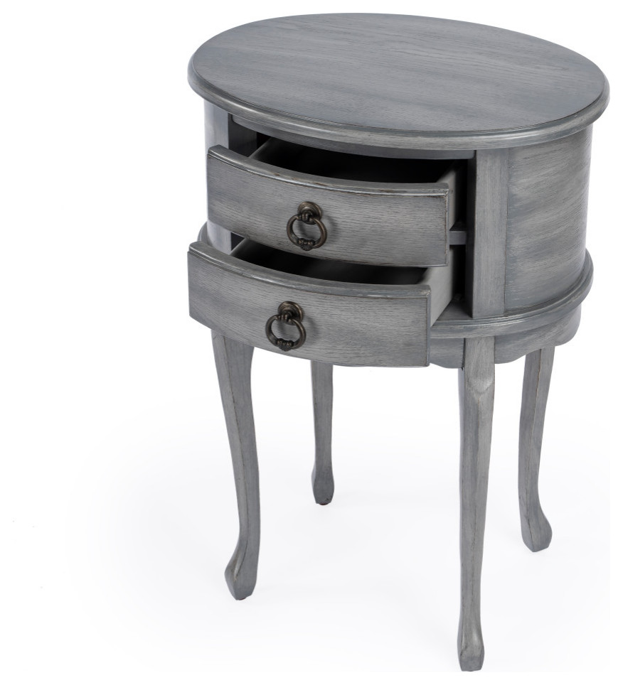 Whitley Oval Side Table   Transitional   Side Tables And End Tables   by Butler Specialty Company  Houzz