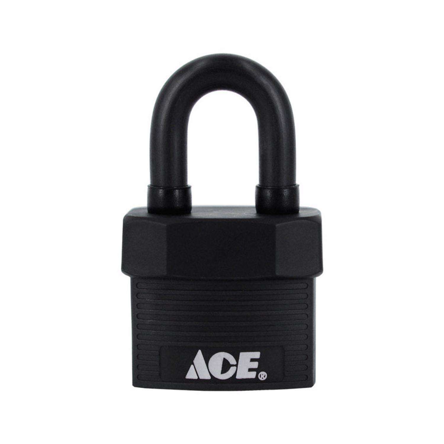 Ace 1-5/8 in. H X 1-3/4 in. W X 1-1/8 in. L Steel Double Locking Padlock