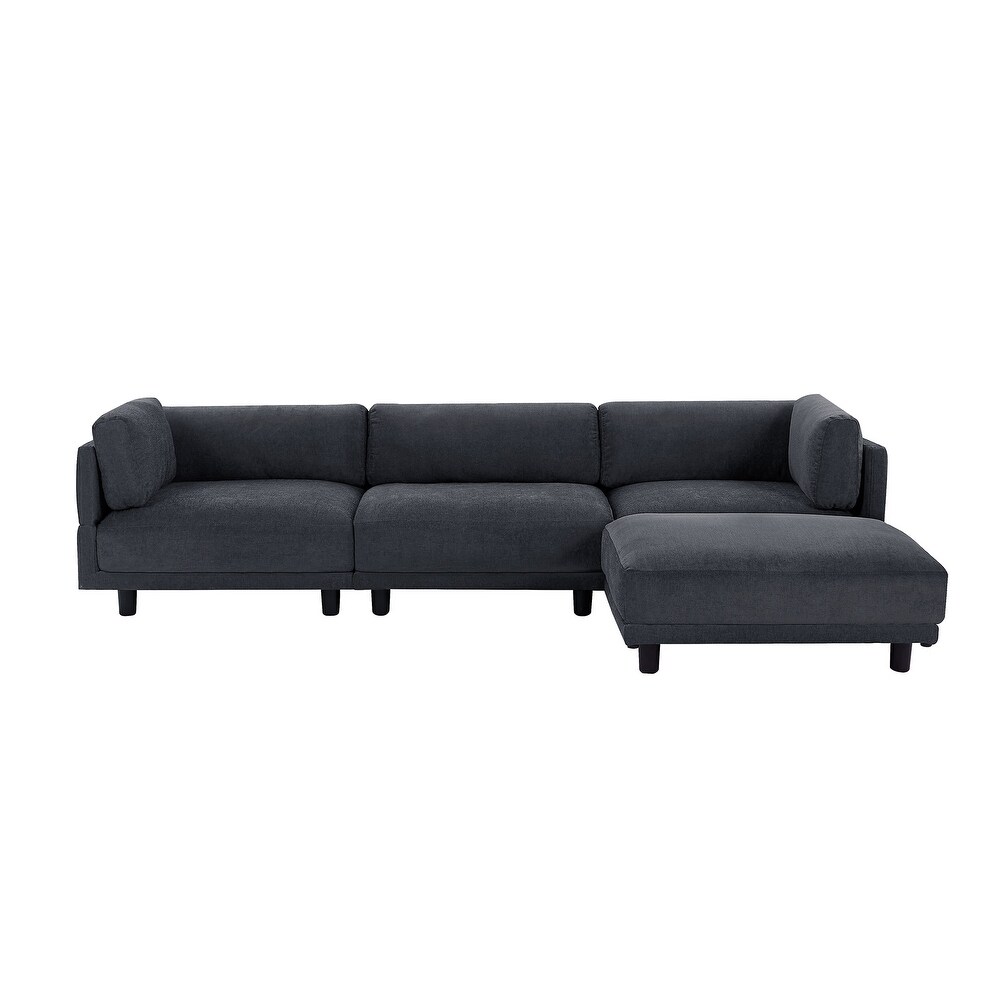 Upholstery Convertible Sectional Sofa  L Shaped Couch