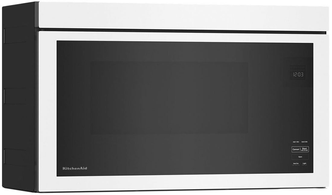 KitchenAid 1.1 Cu. Ft. Over-The-Range Microwave with Flush Built-In Design in White