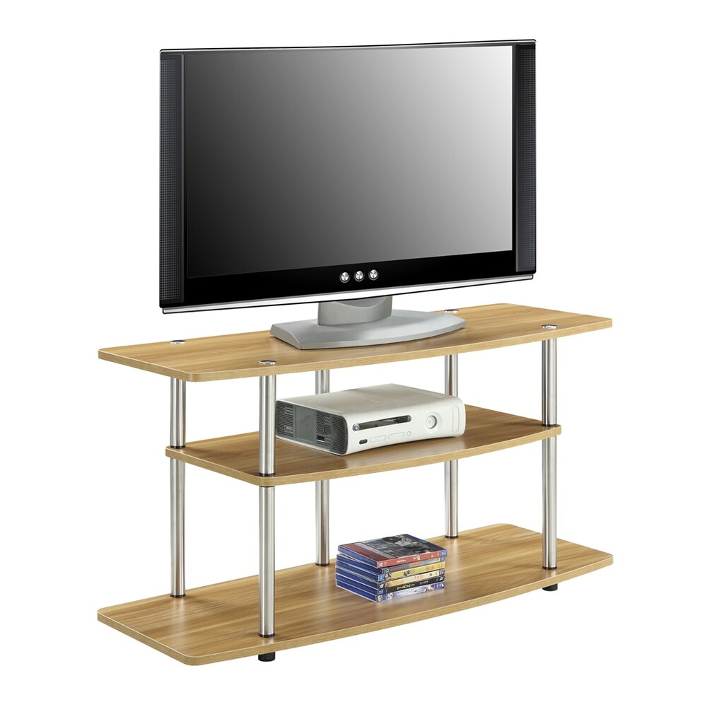 Convenience Concepts Designs2Go No Tools 46 inch 3 Tier Wide TV Stand