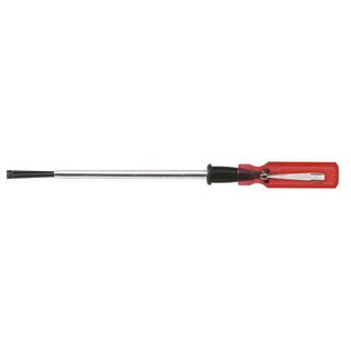 Klein Tools 316 in. Slotted Screw-Holding Flat Head Screwdriver with 8 in. Round Shank K28