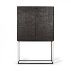 Armiore en teck noir vernis Grooves Ethnicraft - Mobilier intérieur - Mobilier - GRIIN