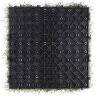 NewTechWood 1 ft. x 1 ft. Quick Deck Outdoor Faux Zoysia Grass Deck Tile (10 per case) US-QD-ZX-GS