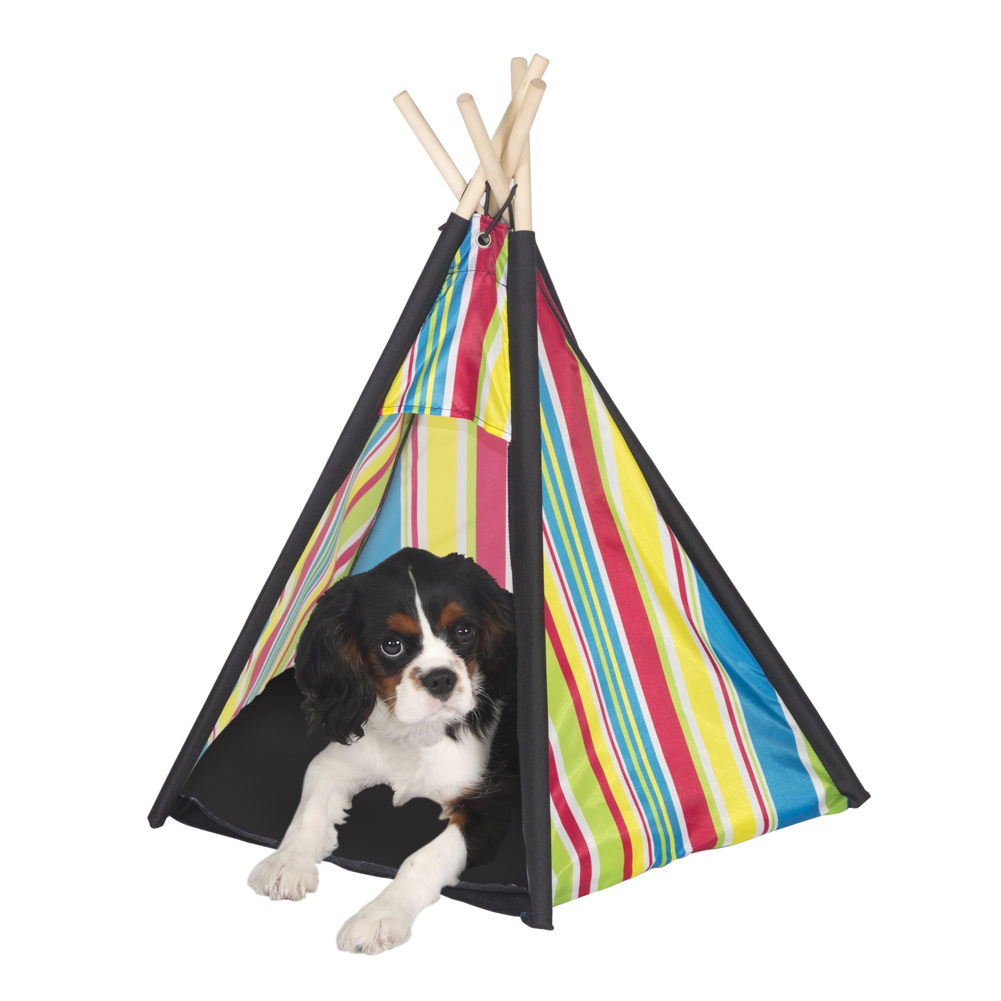 Pacific Play Tents Cozy Pet Teepee Dog House， Small， 26