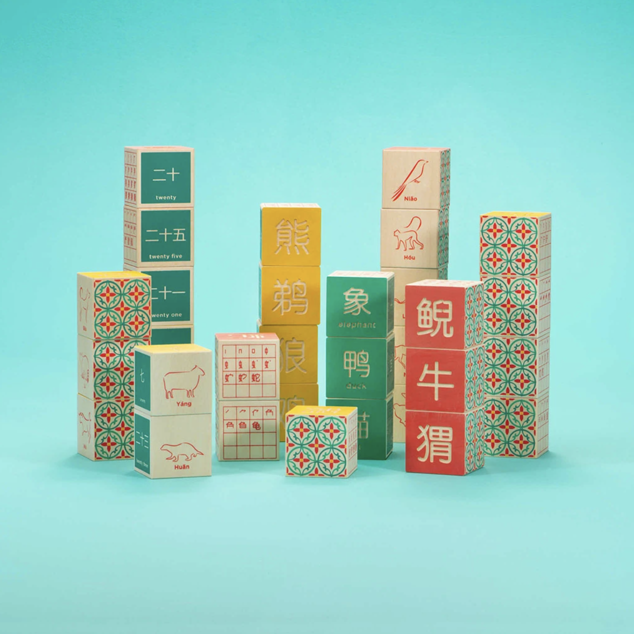 Chinese Wooden Blocks by Uncle Goose