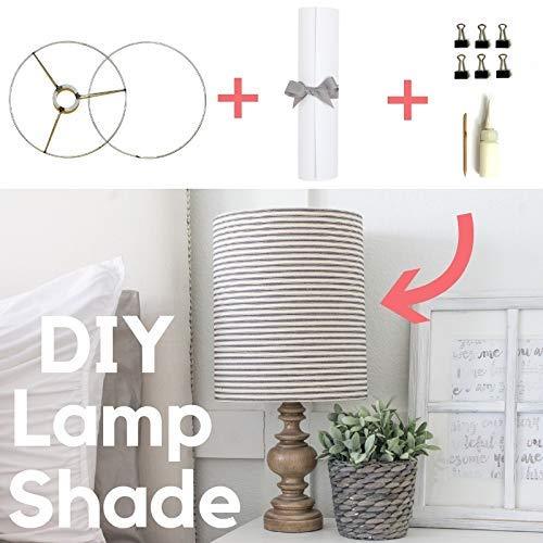 Lampshade Material - Adhesive Styrene Sheet for Making a Round Lampshade - 17.5