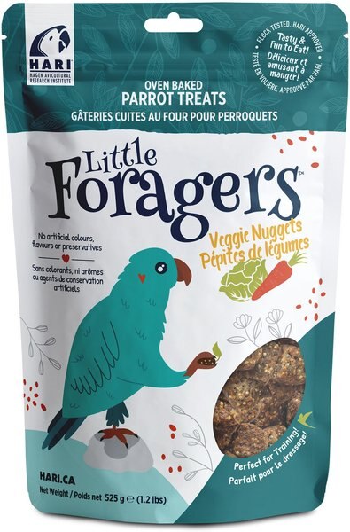 Hari Little Foragers Veggie Nuggets Bird Treat， 1.2-lb bag