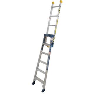 Werner LEANSAFE X3 Aluminum 3-in-1 Multi-Position Ladder ALDP376