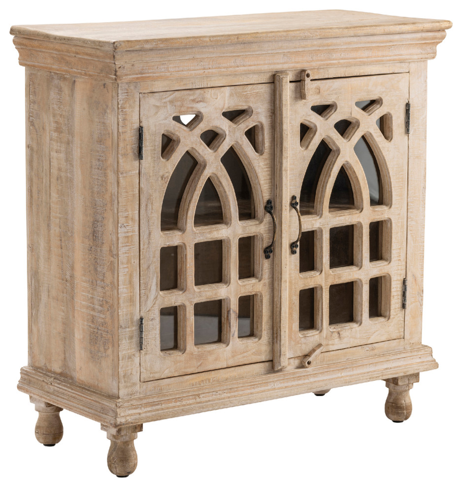 Cathedral Two Door Chest   French Country   Accent Chests And Cabinets   by Crestview Collection  Houzz