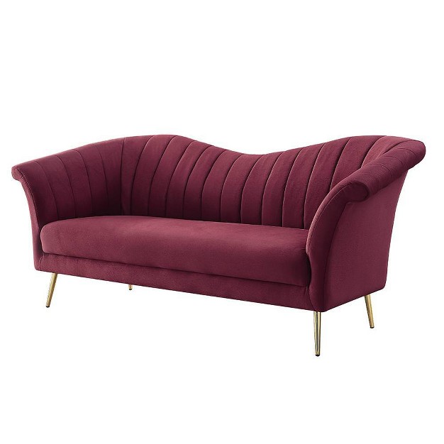 Callista Sofa Red Velvet Acme Furniture