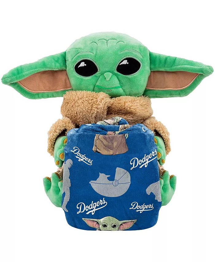 Northwest X Disney Los Angeles Dodgers Yoda Hugger Pillow and Silk Touch Throw Set