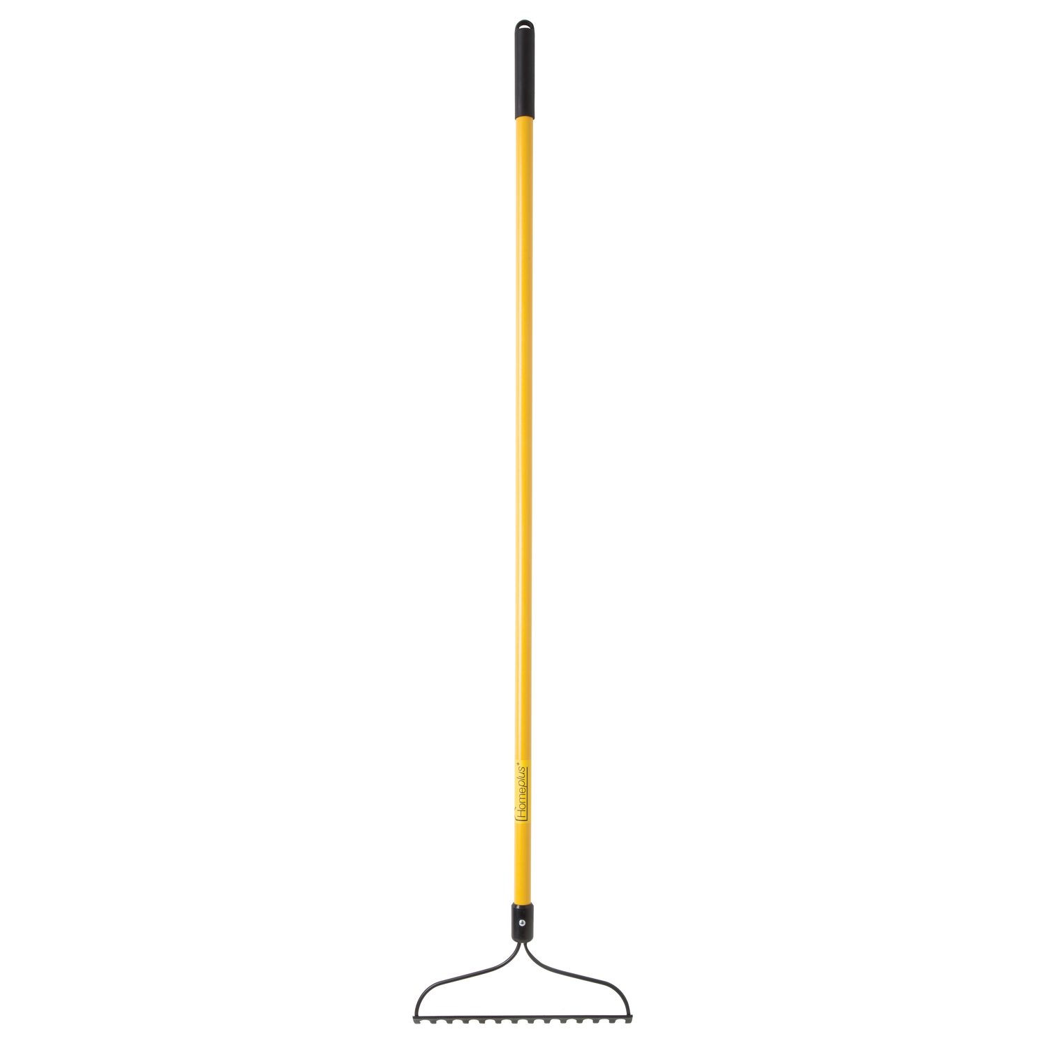 Home Plus+ 61 in. 14 Tine Steel Bow Rake Fiberglass Handle