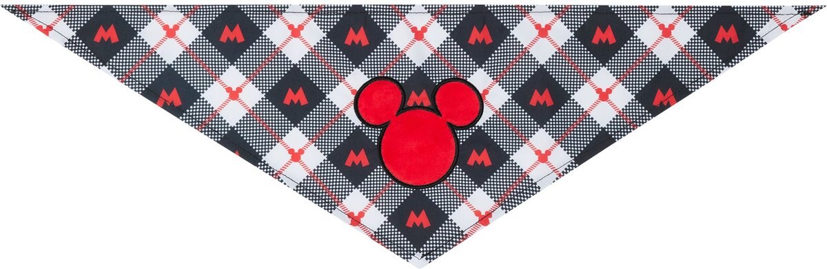 Disney Mickey Mouse Plaid Dog and Cat Bandana