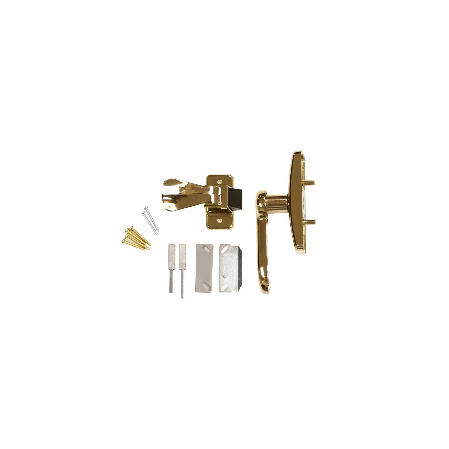 Larson Georgian Bright Brass Storm Door Lever 1 pk