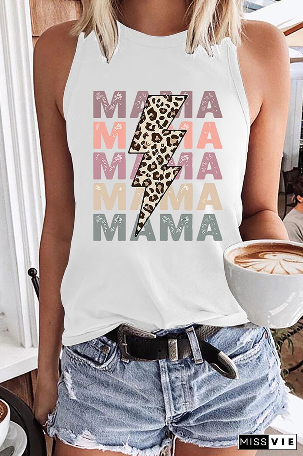 Retro Vintage Mama Tank Top