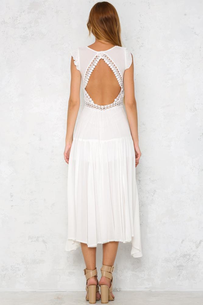 Lolita Love Maxi Dress White