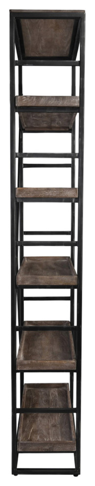 Ladder Bookcase Shelf   Industrial   Bookcases   by Design Mix Furniture  Houzz