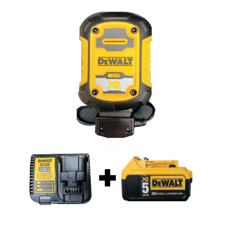 DEWALT 1 Amp Battery Charger and Battery Maintainer Kit With 20V Lithium Battery Pack Plus Charger DXAEOBDK from DEWALT