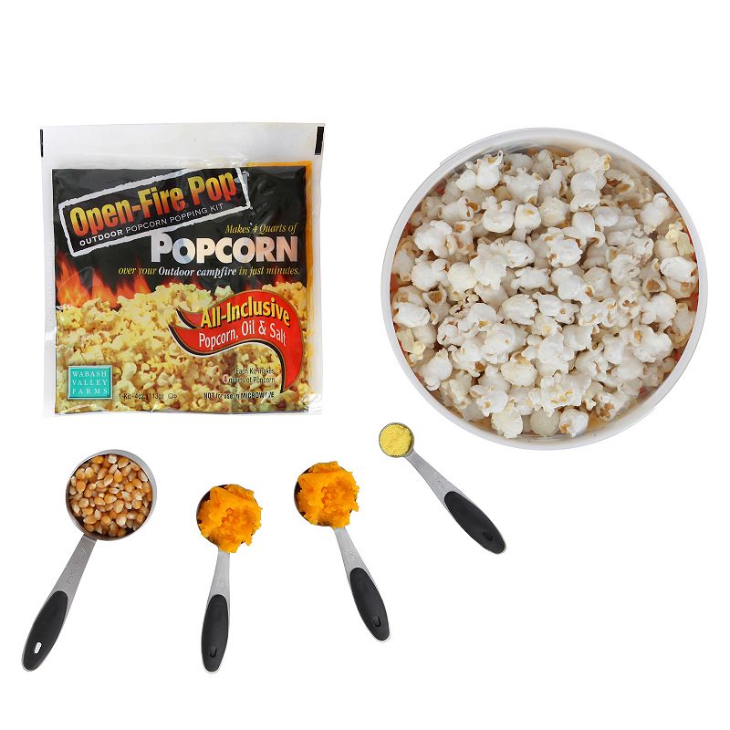 Wabash Valley Farms Open-Fire Outdoor Popper Popcorn Campfire Set