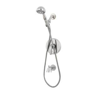 Glacier Bay Edgewood Single-Handle 3-Spray Tub and Shower Faucet in Chrome (Valve Included) HD873X-4101