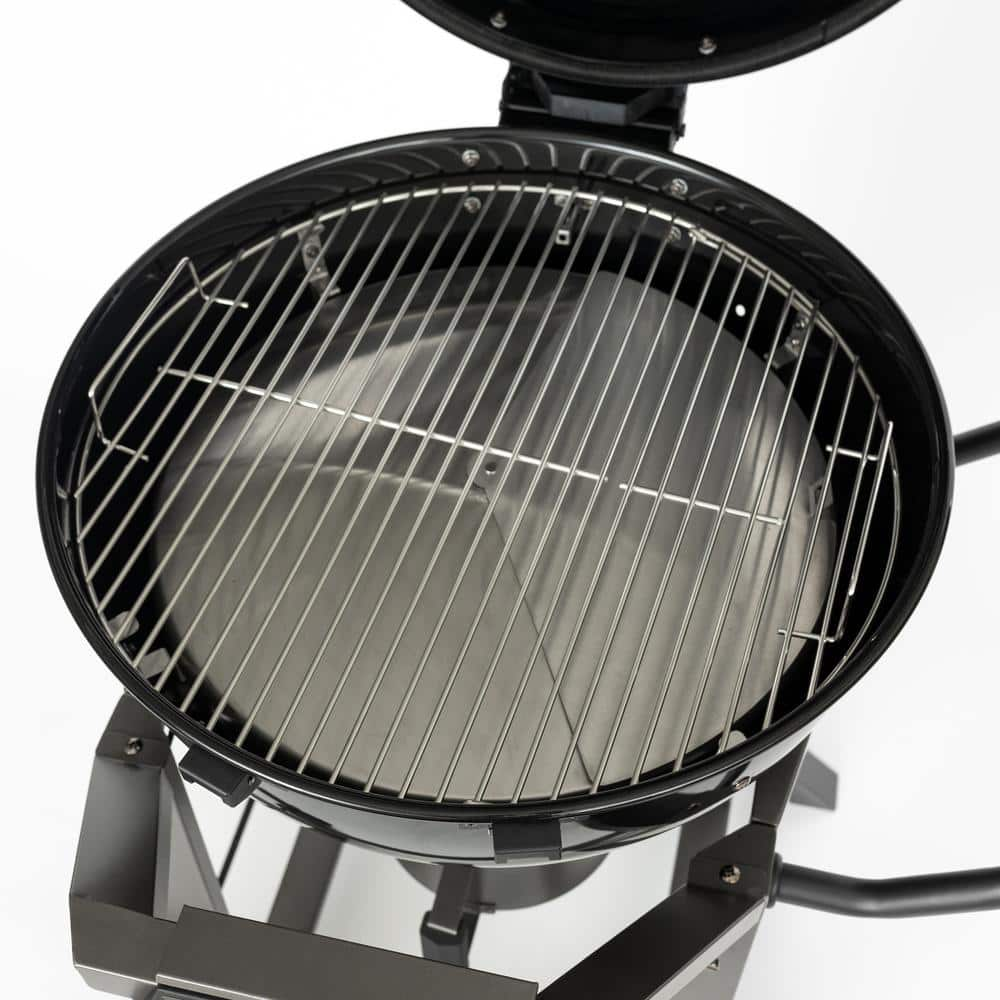 LOCO 22 in. SmartTemp Kettle Charcoal Grill in Black with Stand 2023060113