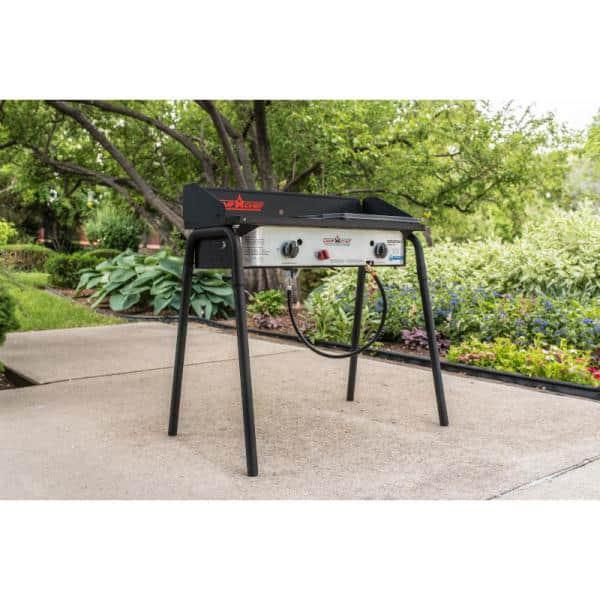 Camp Chef Expedition 2X 2Burner Propane Gas Grill in Silver