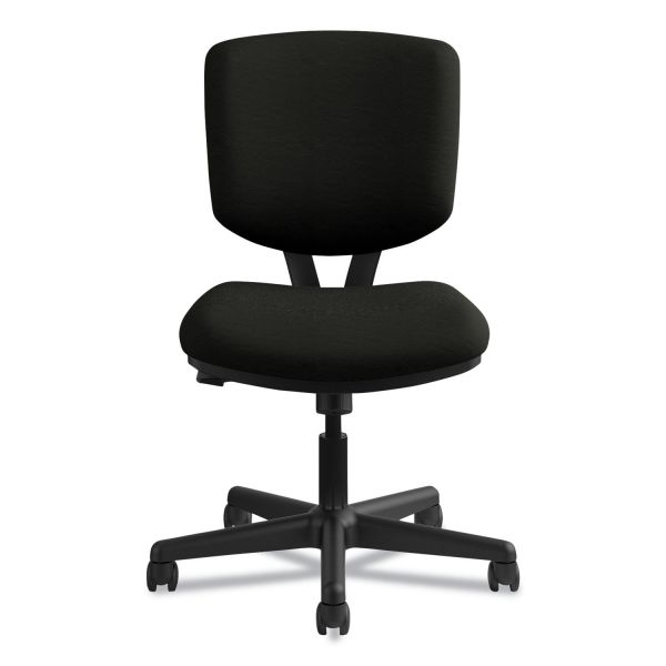 HON Volt Series Leather Task Chair with Synchro-Tilt， Supports Up to 250 lb， 18