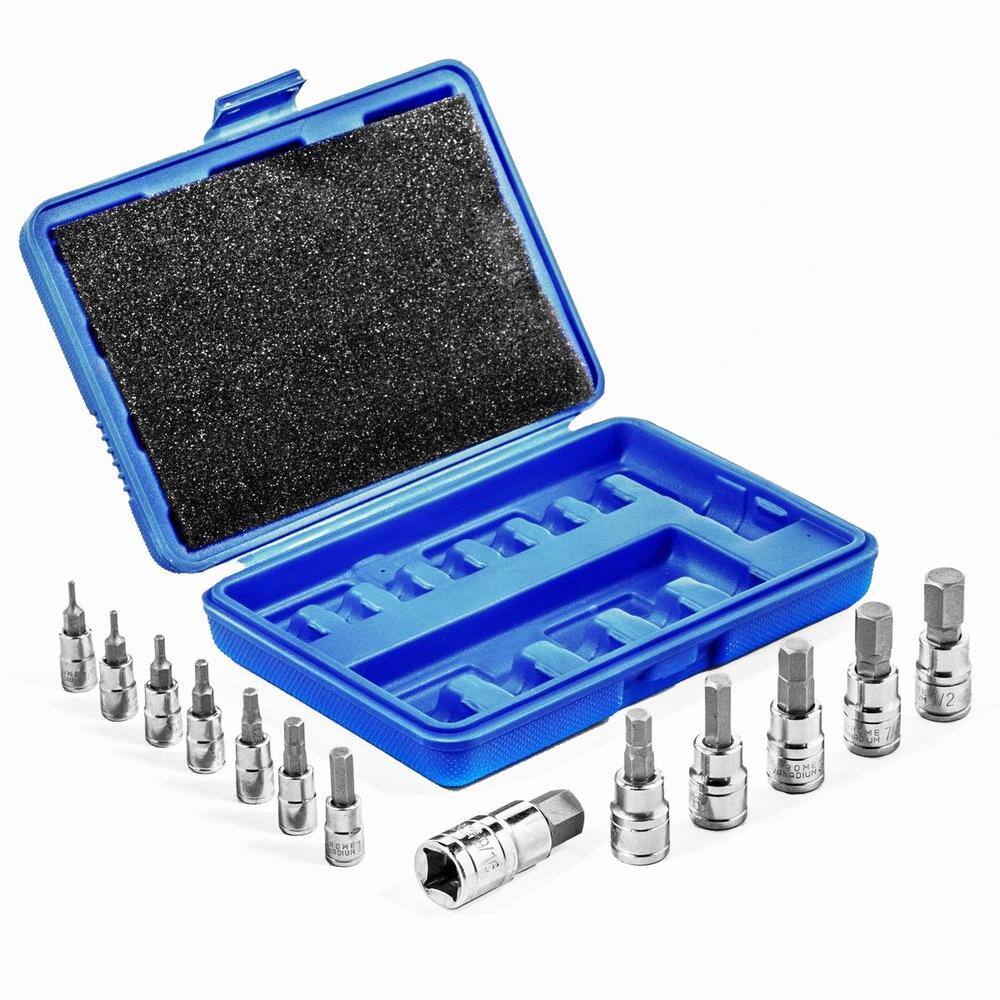 Stark SAE Pro-Grade Hex Allen Bit Socket Set (13-Piece) 33501