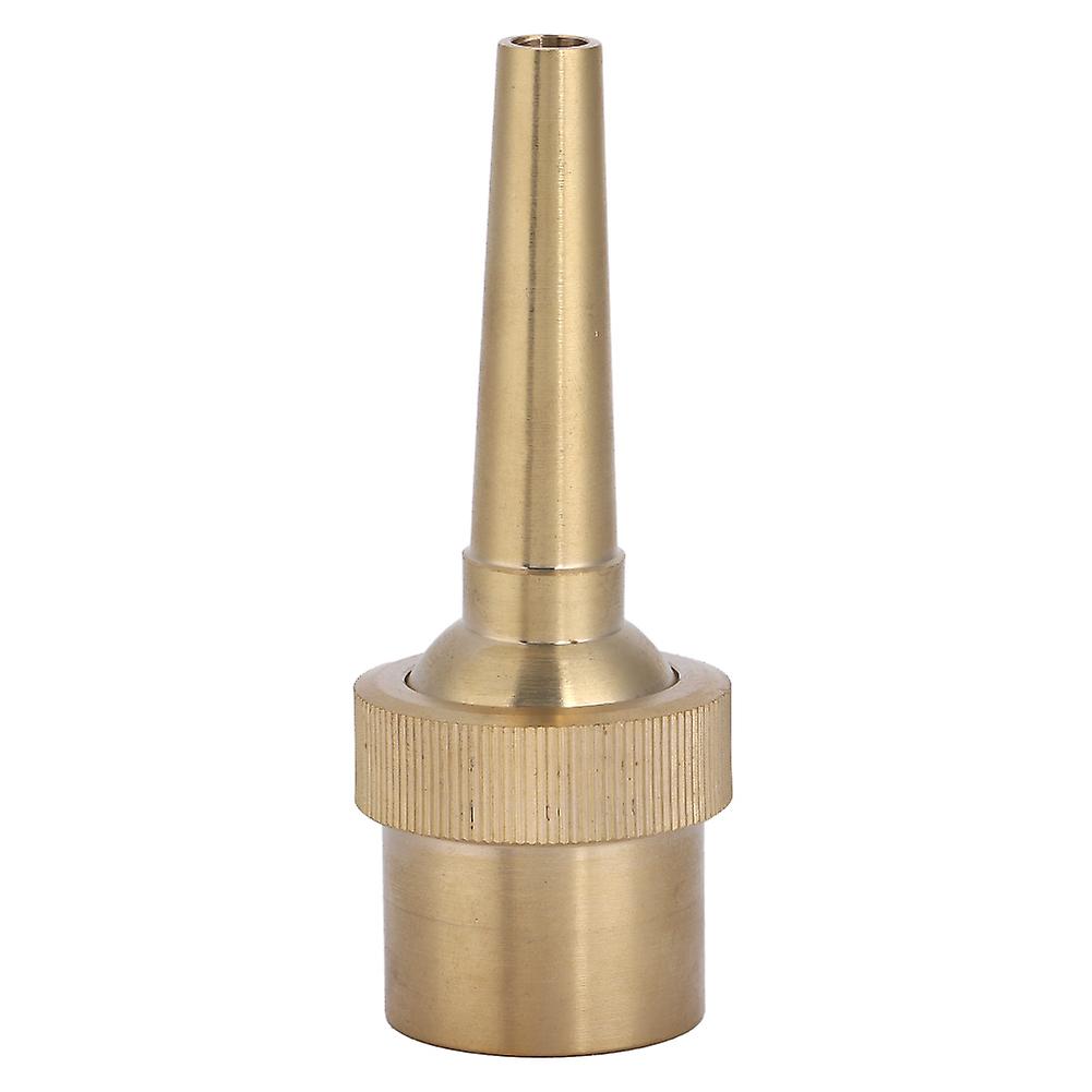 G1in Dn25 Copper Multi Direction Straight Fountain Nozzle Fountain Spray Head For Pond Landscaping