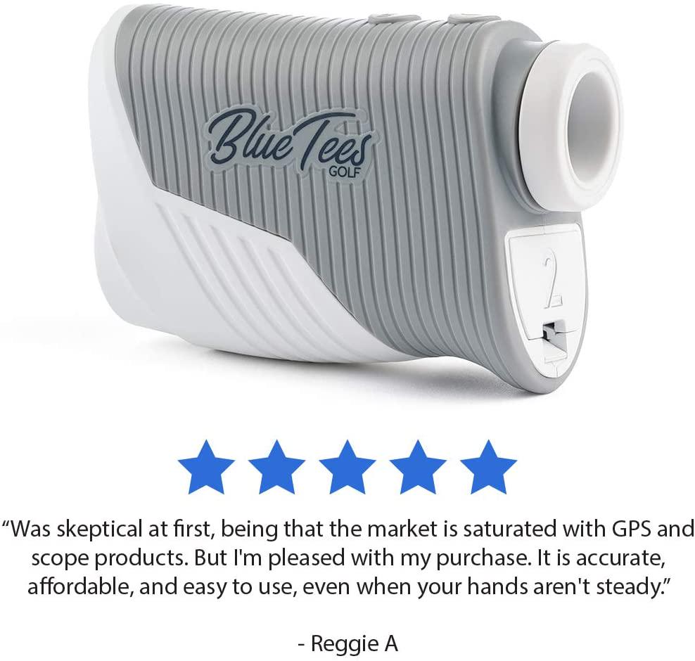 Blue Tees Golf Series 2 Laser Rangefinder for Golf  Distance Finder， 800 Yards Range， 6X Magnification， Flag Lock Pulse Vibration， Non Slope