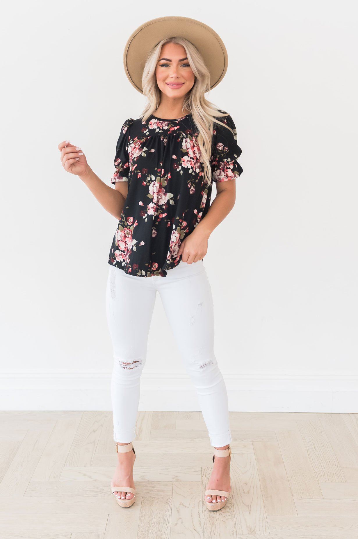 Believe in Forever Modest Blouse