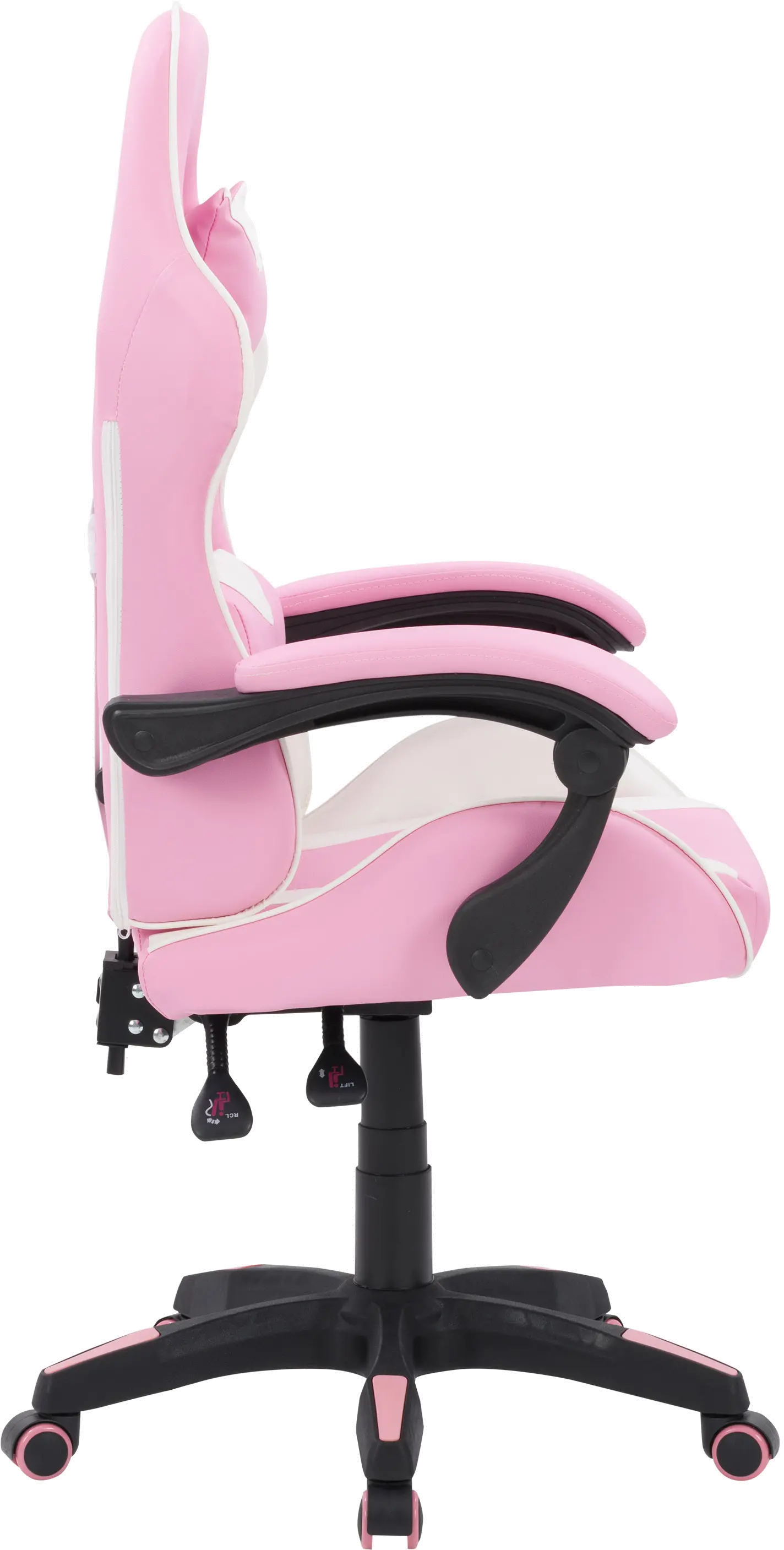 Ravagers Pink and White Gaming Chair