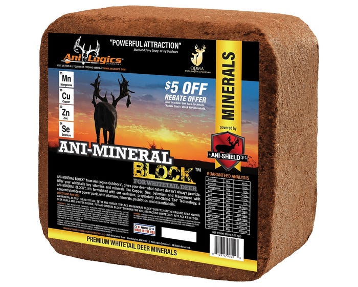 Ani-Logics Deer Mineral Block 20 LB - 40005