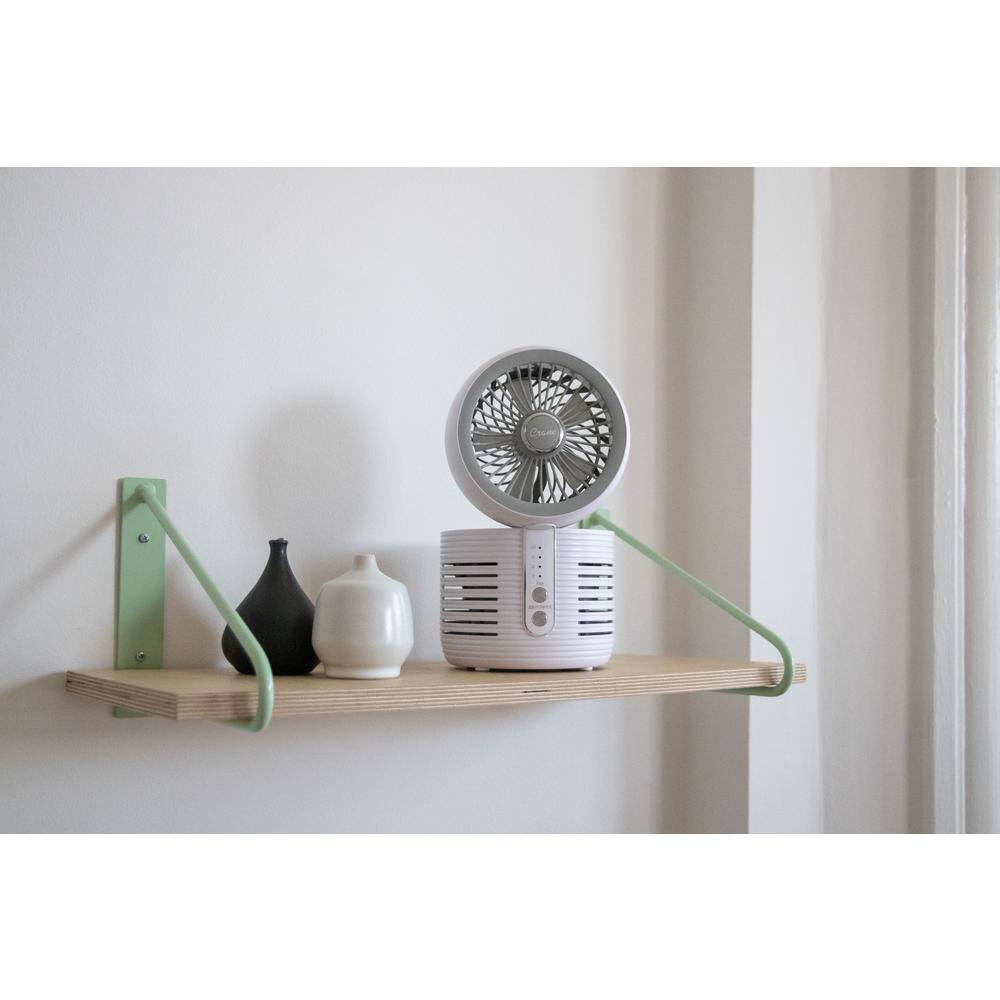 Crane True HEPA Air Purifier with Germicidal UV Light for Small to Medium Rooms up to 150 sq. ft. Desktop EE-5073