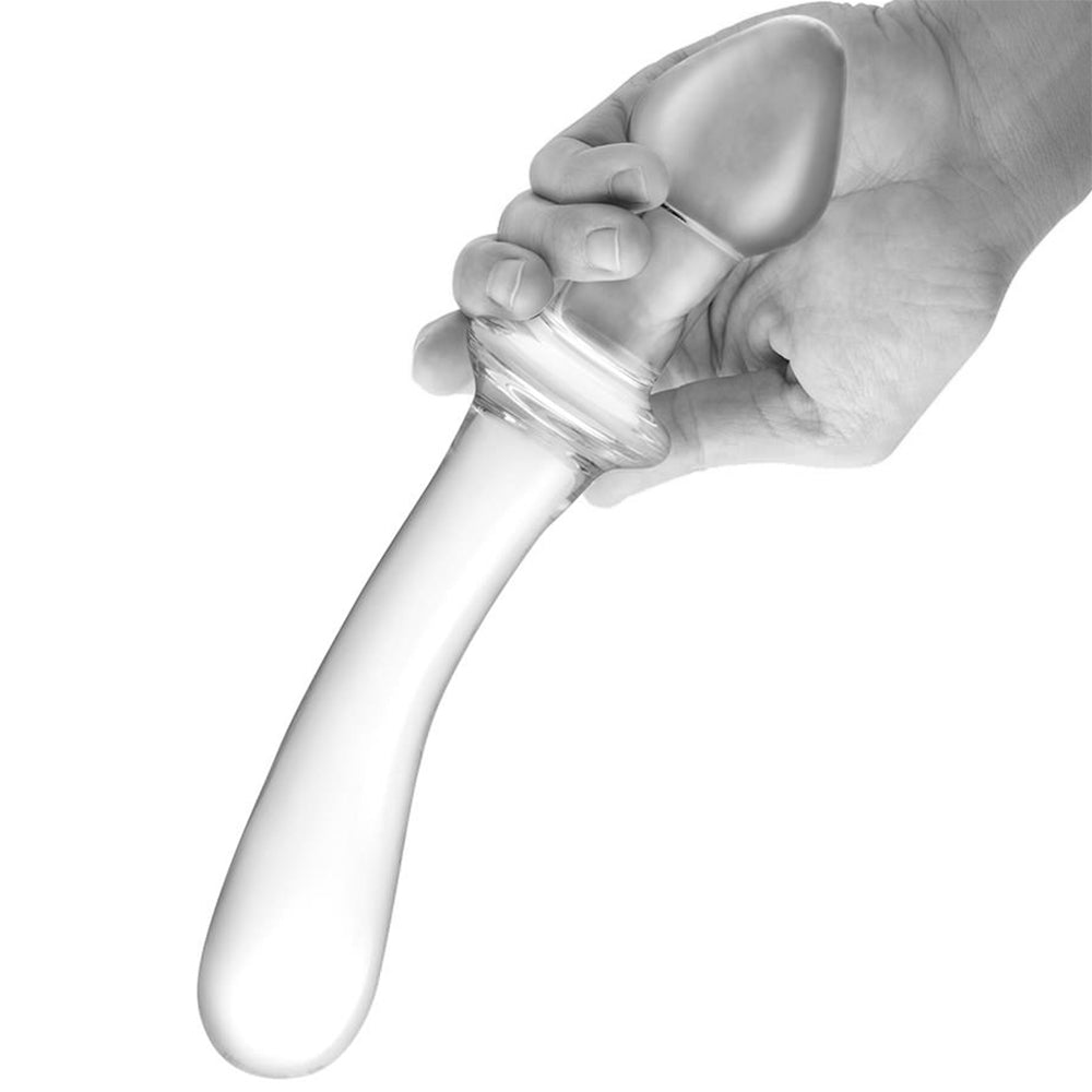 gläs Classic Curved 9 Inch Dual Ended Dildo