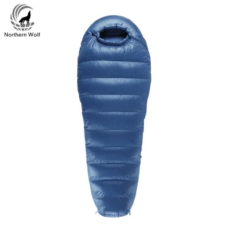 Outdoor Camping Down Sleeping Bag Goose Down Adult Camping Mountaineering Equipment Portable Warm Sleeping Bag White 50 OEM ZH