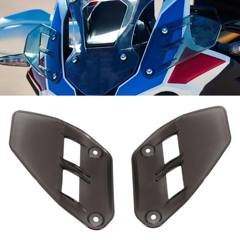 2Pcs Windshield Deflector Upper Wind Deflectors Kit Fit for Honda Crf1000 Motorbike