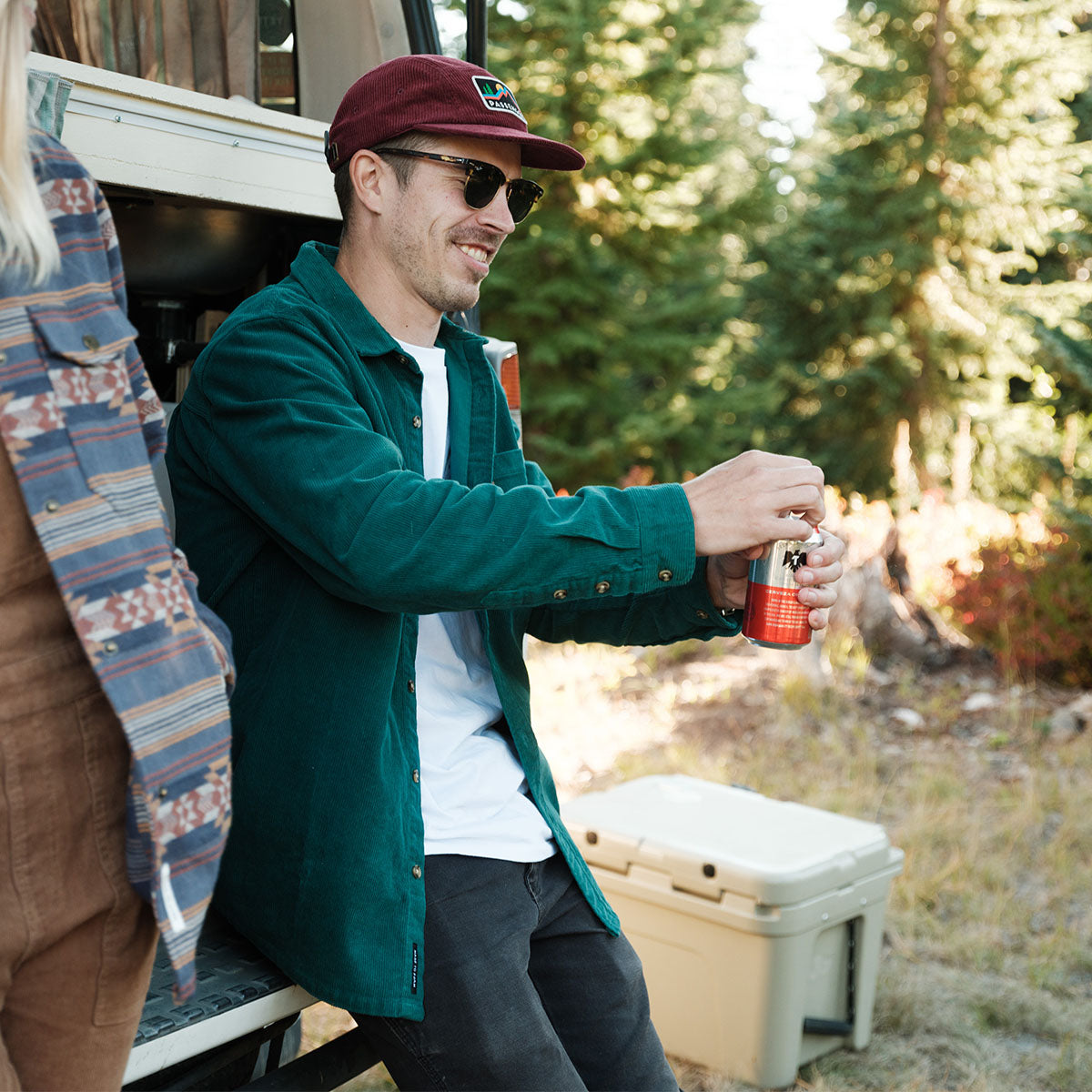 Backcountry Corduroy Shirt - Storm Green