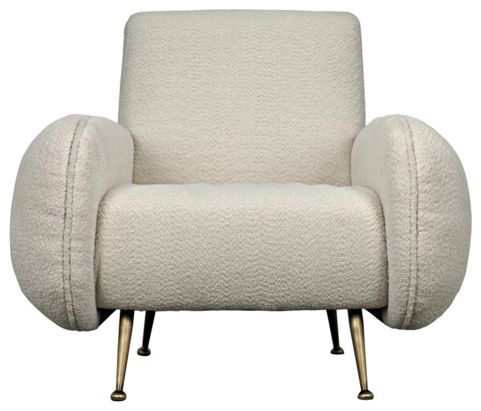 Boston Chair  Boucle Fabric   Modern   Armchairs And Accent Chairs   by Rustic Home Furniture Deco  Houzz