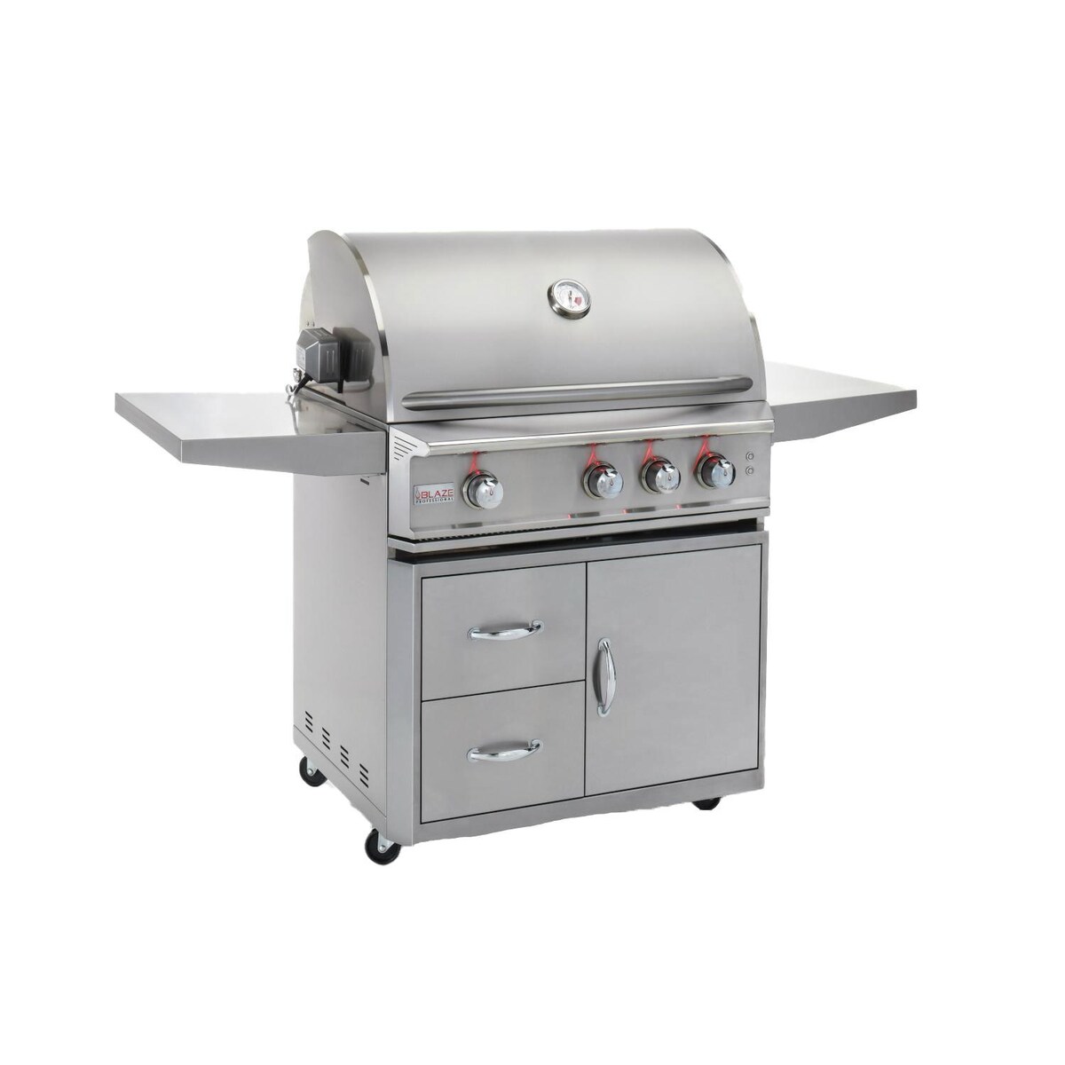 Blaze Professional LUX 34-Inch 3-Burner Natural Gas Grill With Rear Infrared Burner