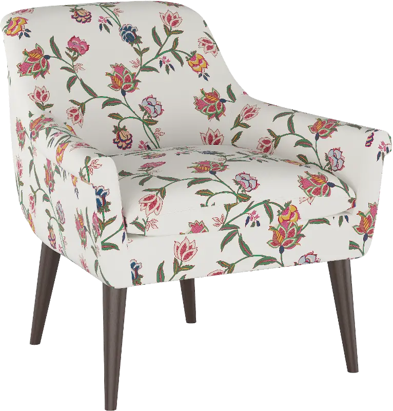 Charlotte Floral Accent Chair - Skyline Furniture