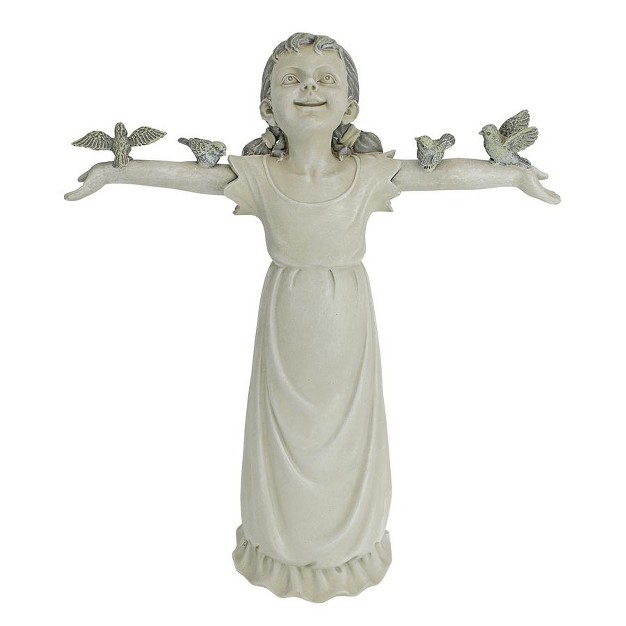 Design Toscano Basking In God x27 s Glory Little Girl Statue Medium