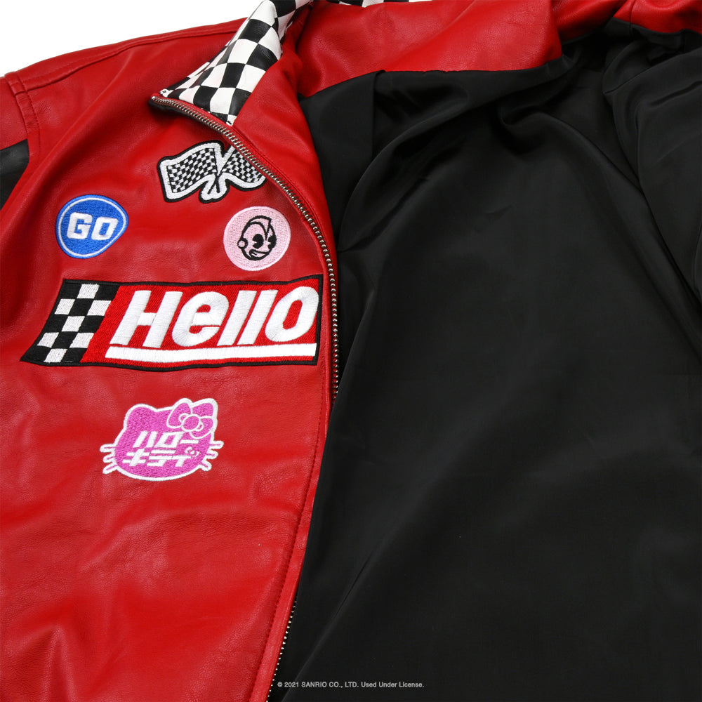 Hello Kitty® Tokyo Speed Red Moto Jacket by Kidrobot