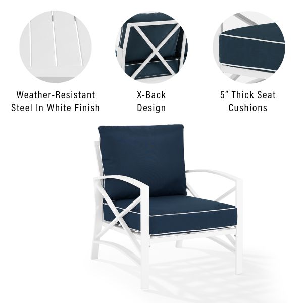 Kaplan Outdoor Metal Armchair