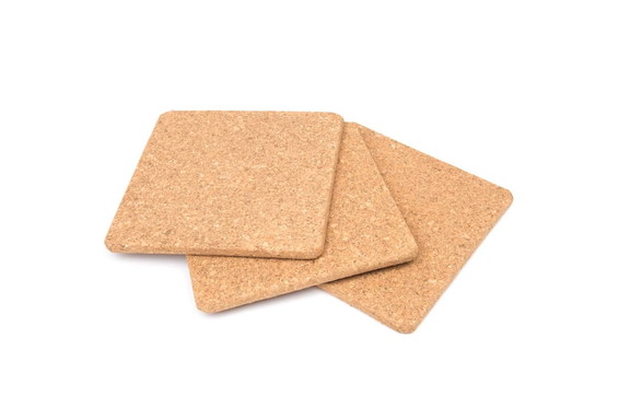 Fox Run 4441 Square Cork Trivets  Set of 3