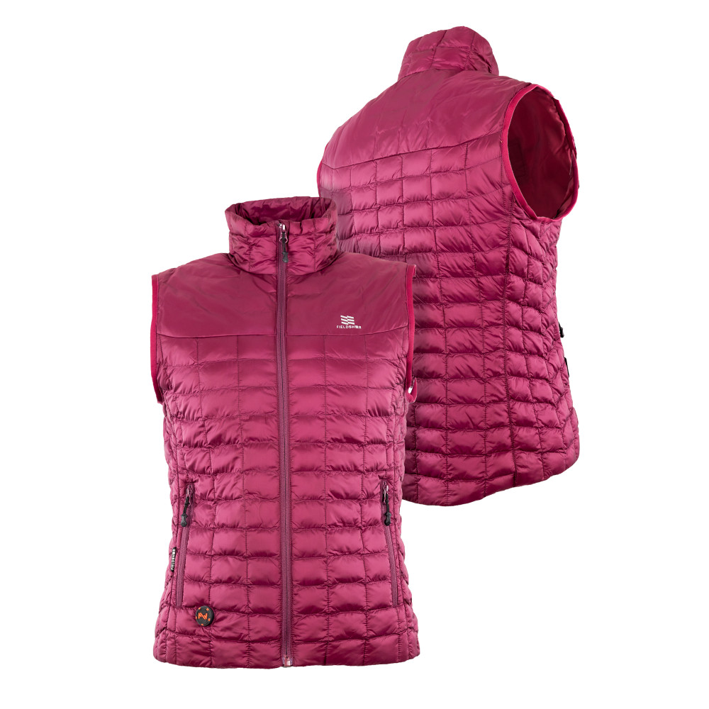 Mobile Warming Backcountry Vest Womens 7.4V Burgundy Medium ;