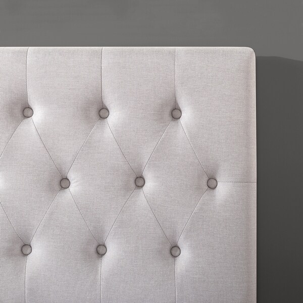 Priage by ZINUS Button Tufted Upholstered Headboard - - 20508300